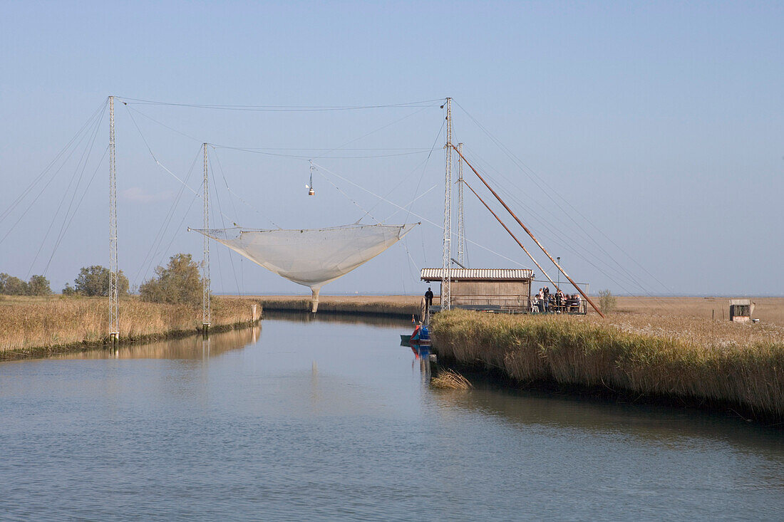 Fish Trap on the Silone Canal, Torcello, Veneto, Italy