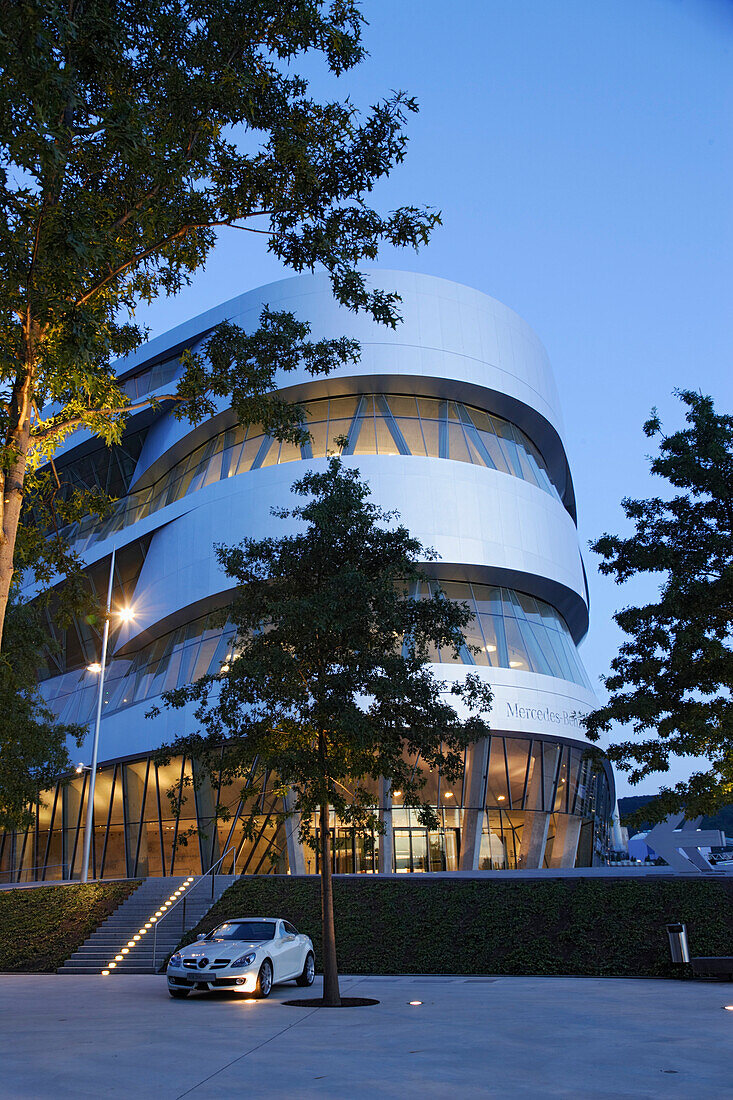 Mercedes-Benz Museum, Bad Cannstatt, Stuttgart, Baden-Wurttemberg, Germany