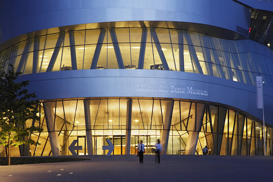 Mercedes-Benz Museum, Bad Cannstatt, Stuttgart, Baden-Wurttemberg, Germany