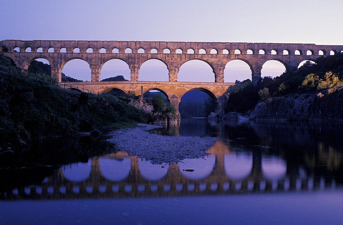 Pont du Gard, Languedoc, Roussillon, Frankreich