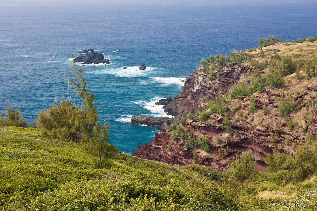 Hawea Point an der Nordspitze von Maui, Maui, Hawaii, USA