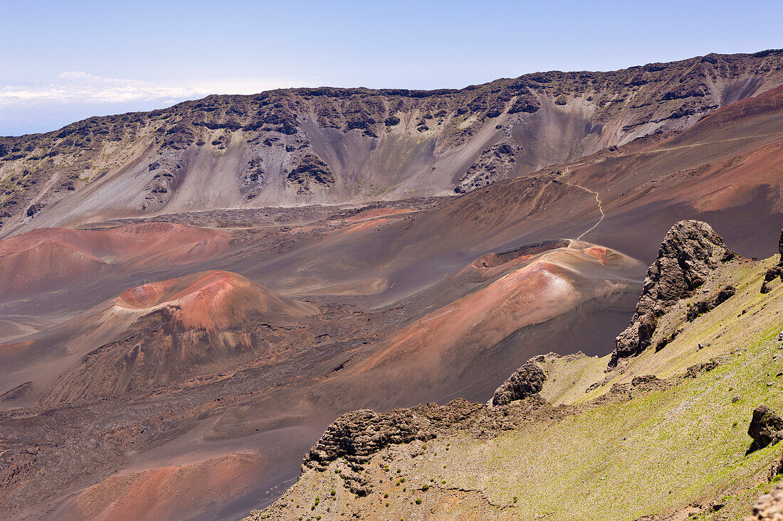 Krater des Haleakala Vulkan, Maui, Hawaii, USA