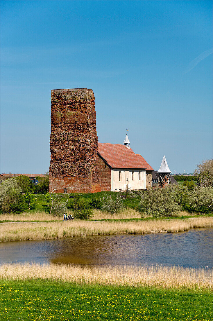 St. Salvator Church, Pellworm Island, North Frisian Islands, Schleswig-Holstein, Germany