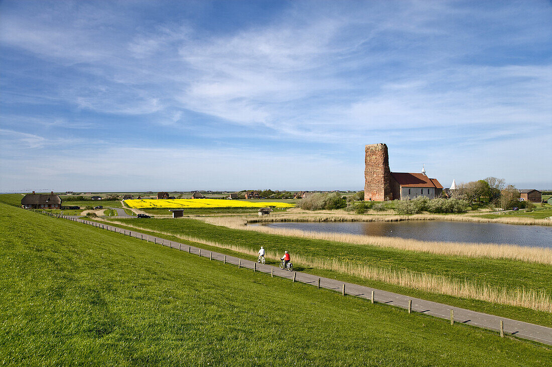 St. Salvator church, Pellworm island, Schleswig-Holstein, Germany