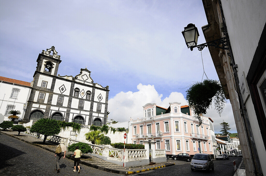 San Salvador church, Horta, Faial Island, Azores, Portugal