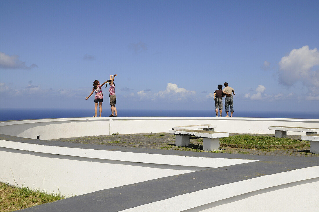 Viewpoint near Ginetes, west coast, Sao Miguel, Azores, Portugal