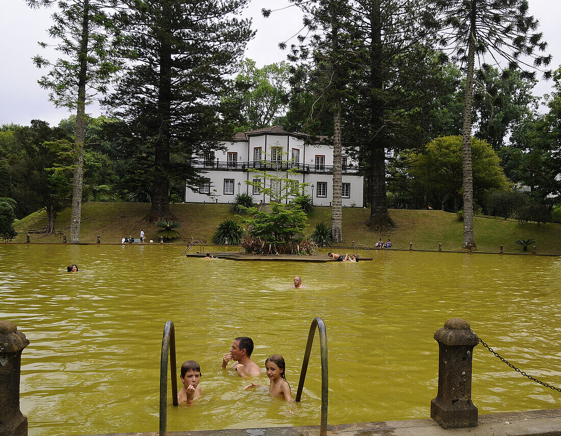 Park Terra Nostra in the hot springs of Furnas, Eastern part of the island, Sao Miguel, Azores, Portugal