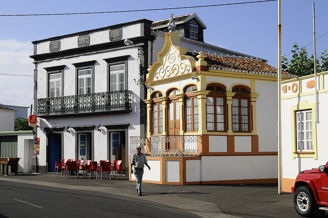 Heiliggeisttempel in Biscoitos, Nordküste, Insel Terceira, Azoren, Portugal