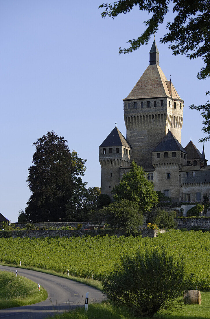 Schloss, Vufflens le Château, Kanton Waadt, Schweiz
