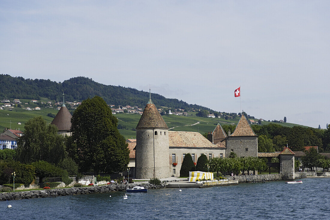 Schloss von Rolle, Rolle, La Côte, Kanton Waadt, Schweiz