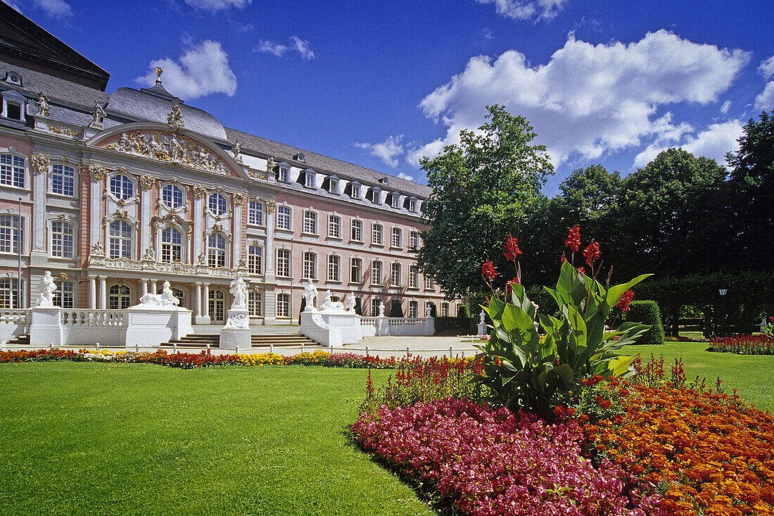Electors palace, Trier, Mosel, Rhineland-Palatinate, Germany