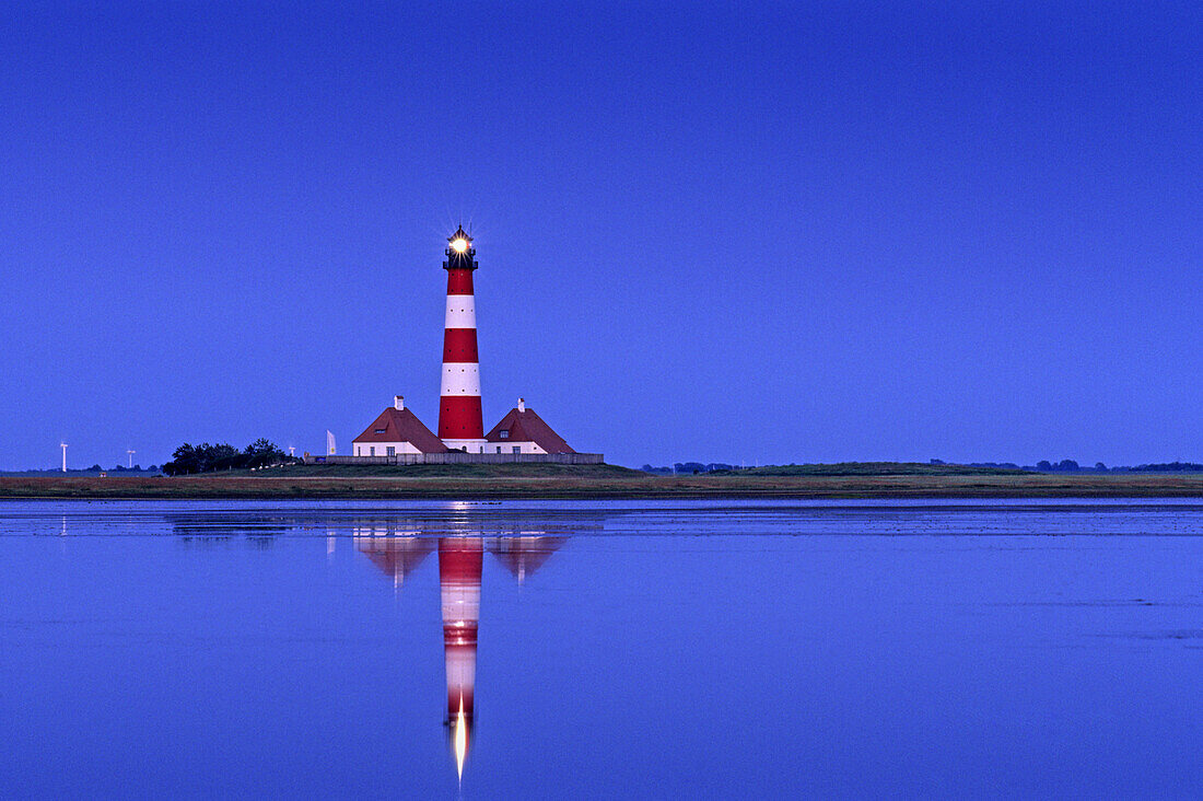 Lighthouse Westheversand, Westerhever, Schleswig-Hosltein, Germany