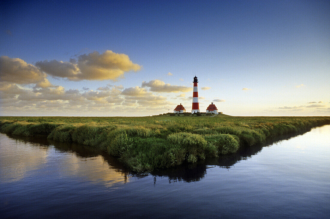 Lighthouse Westheversand, Westerhever, Schleswig-Hosltein, Germany