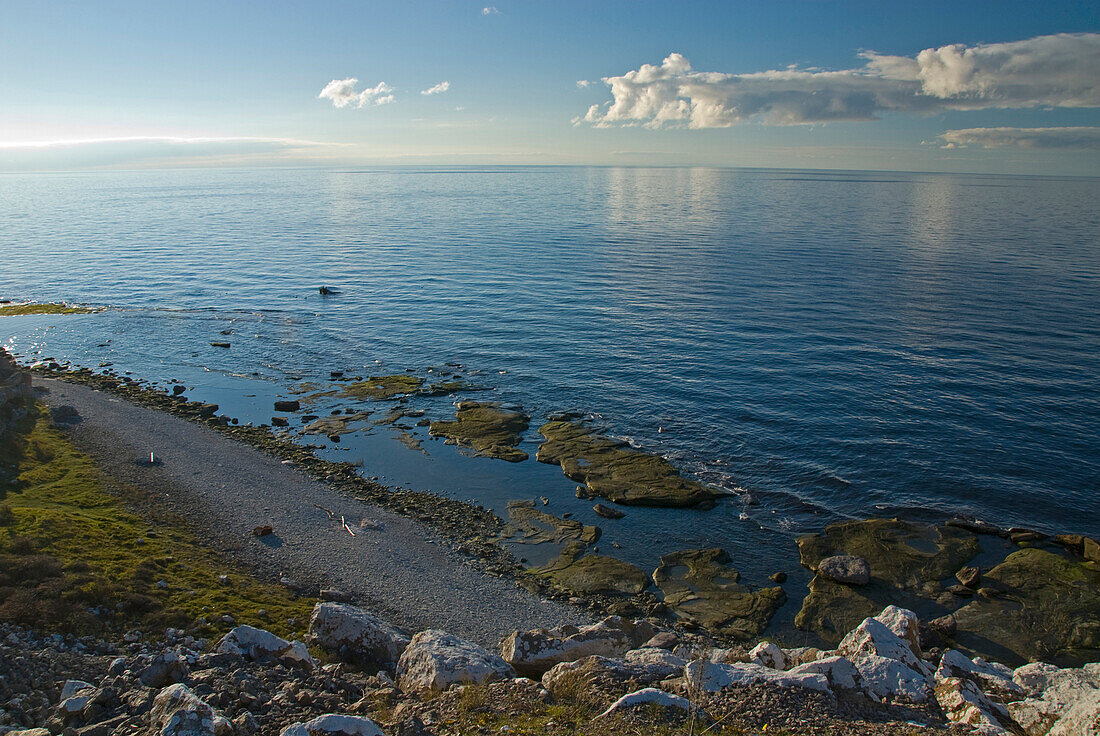Küstenlandschaft südlich von Burgswik, Südküste, Gotland, Schweden, Skandinavien, Europa