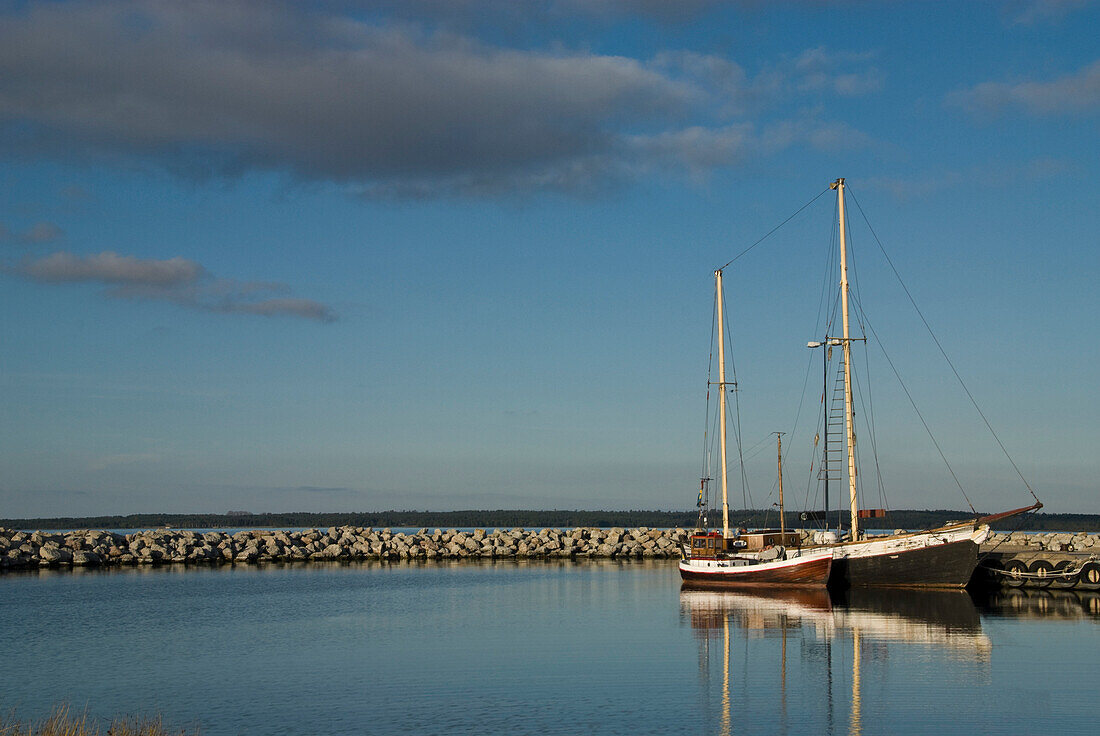 Farösund harbour, Gotland, Sweden, Scandinavia, Europe