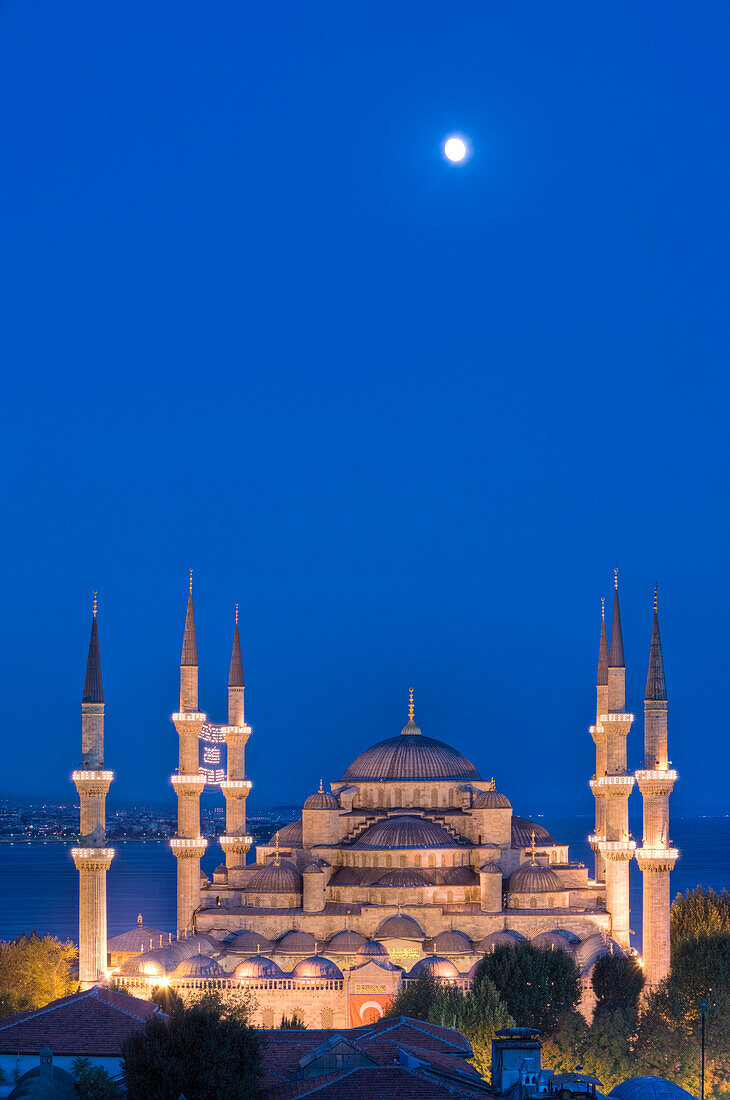 Blaue Moschee, Sultan-Ahmed-Moschee, Istanbul, Tuerkei