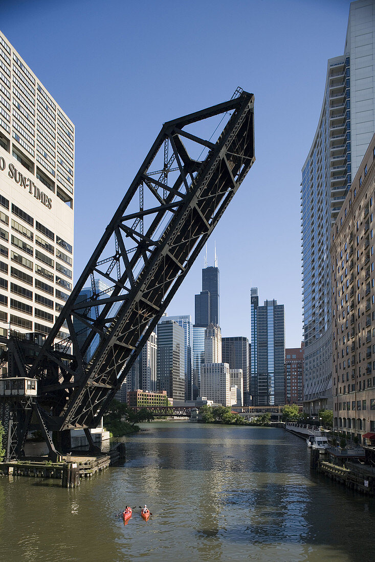 Chicago River, Loop, Chicago, Illinois, USA