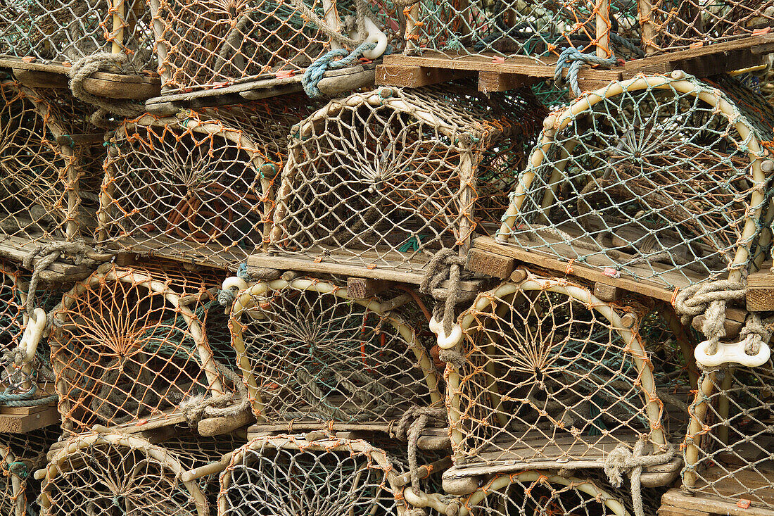 Lobster Pots, Lindisfarne, Northumberland, England