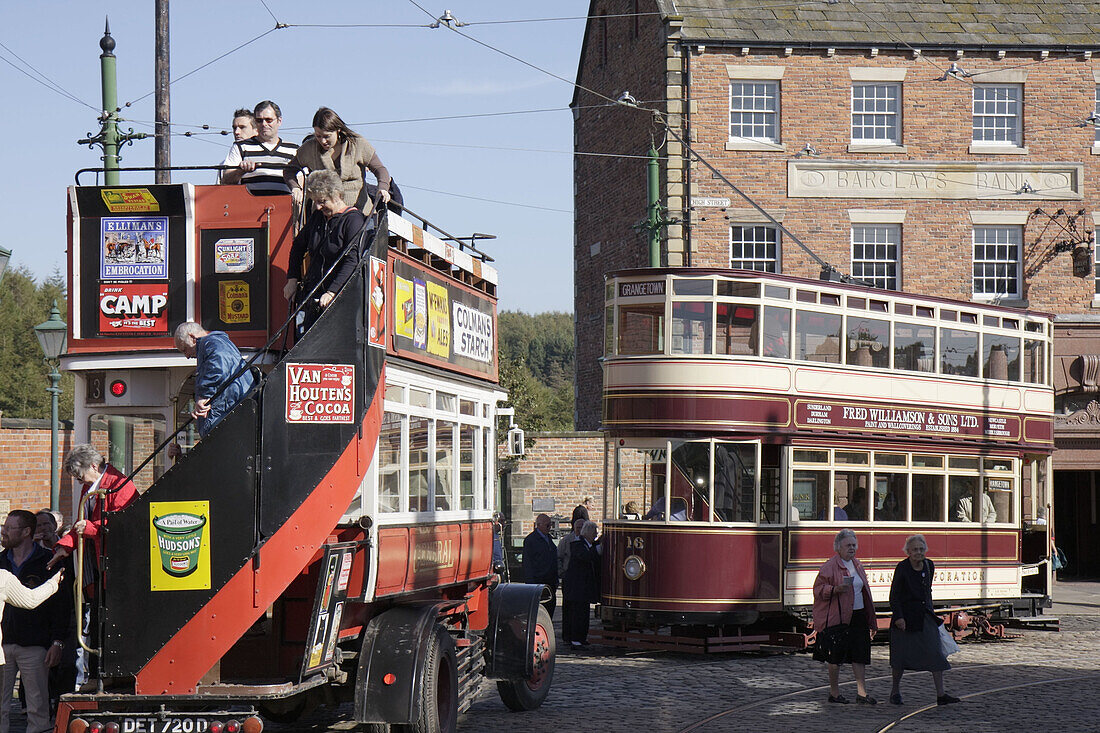 UK. England, County Durham, Beamish North of England Open Air Museum, 1913 Town.