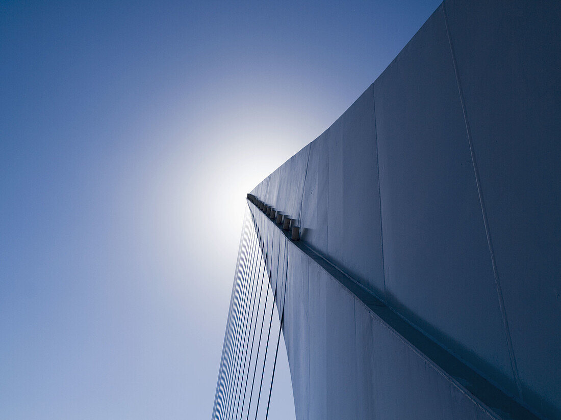 Santiago Calatrava's Puente De La Mujer (Bridge Of The Woman) in Buenos Aires, Argentina