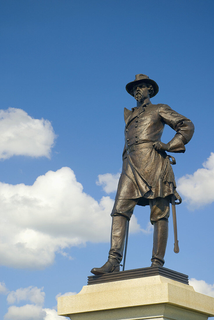 Pennsylvania Gettysburg Cemetery Ridge. Brevet Major General Alexander Stewart Webb Memorial. Usa.