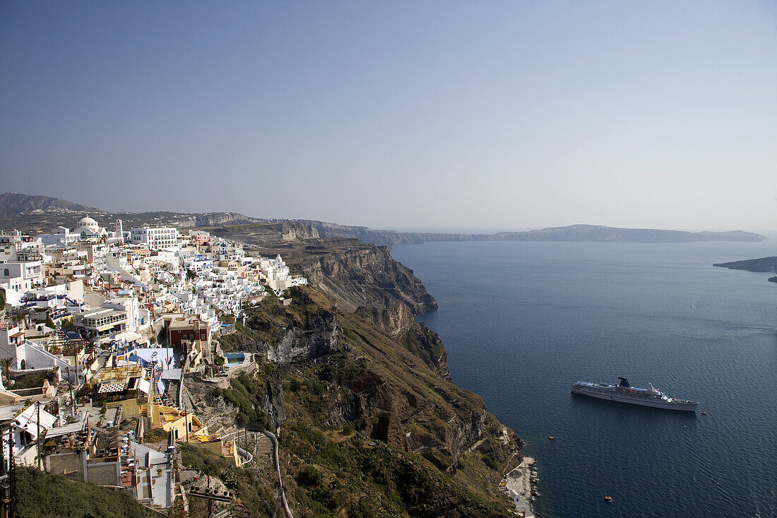 Greece. Cyclades Islands. Santorini. Fira.