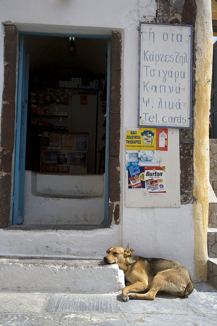 Greece. Cyclades Islands. Santorini. Oia.