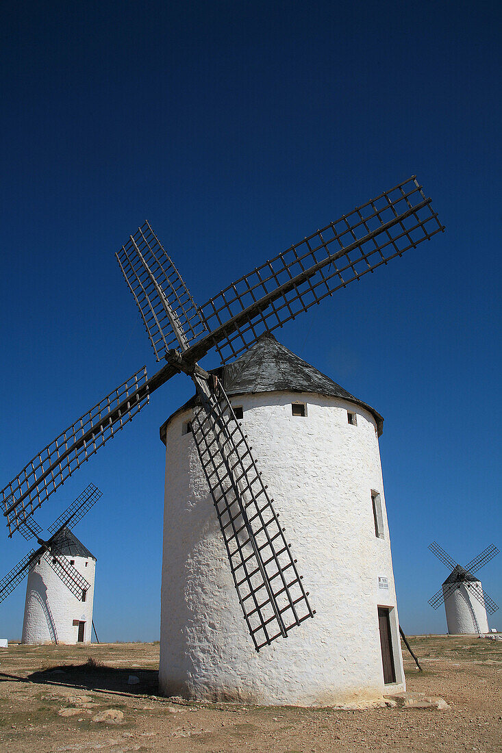 Windmill, Campo de Criptana. Ciudad Real province, Castilla-La Mancha, Spain