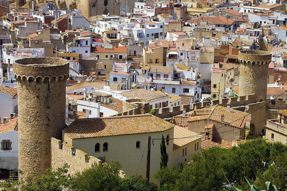 Tossa de Mar. Costa Brava, La Selva, Girona province, Catalonia, Spain