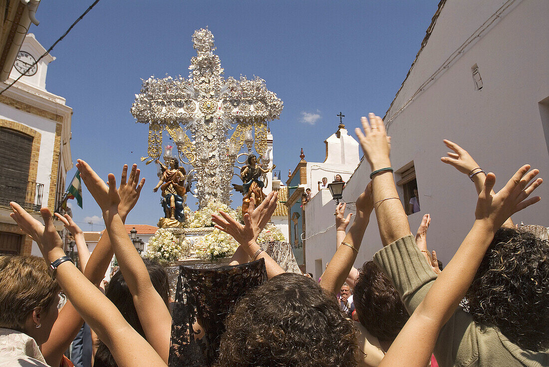 Cruces de Mayo. Berrocal, Huelva, Andalusie, Spain.