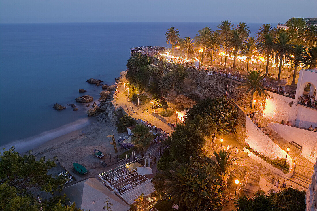 Balcon de Europa, Nerja. Axarquia, Costa del Sol, Malaga province, Andalusia, Spain