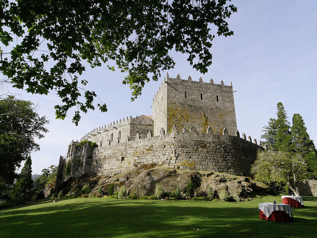 Castle. Soutomaior, Pontevedra province, Galicia, Spain.