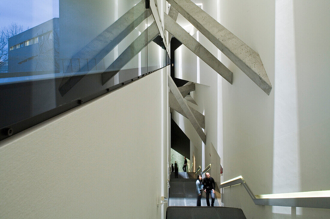 Jüdisches Museum Berlin. Museumsbau von Daniel Libeskind, Berlin