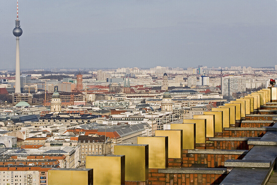 Blick vom Kollhoff-Tower über Berlin, Deutschland