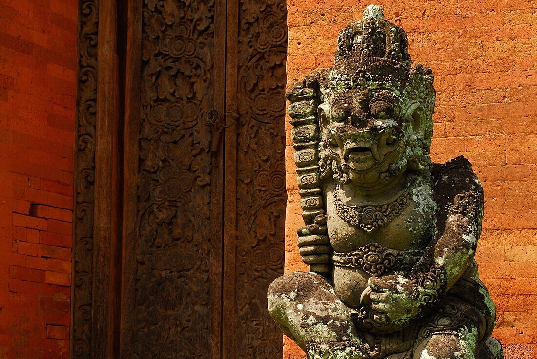 Detail of the Bali museum at Puputan Square, Denpasar, Bali, Indonesia, Asia