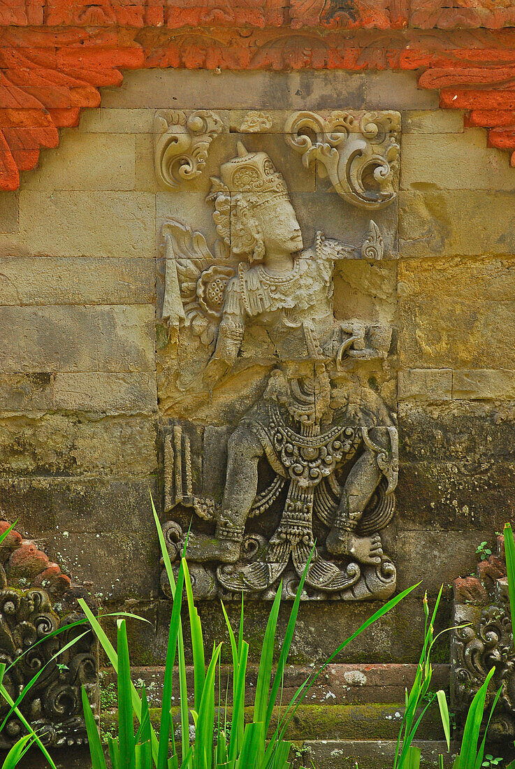 Detail of the Bali museum at Puputan Square, Denpasar, Bali, Indonesia, Asia