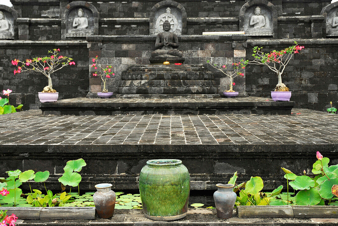 Brahma Asrama Vihara temple at Banjar village, North Bali, Indonesia, Asia