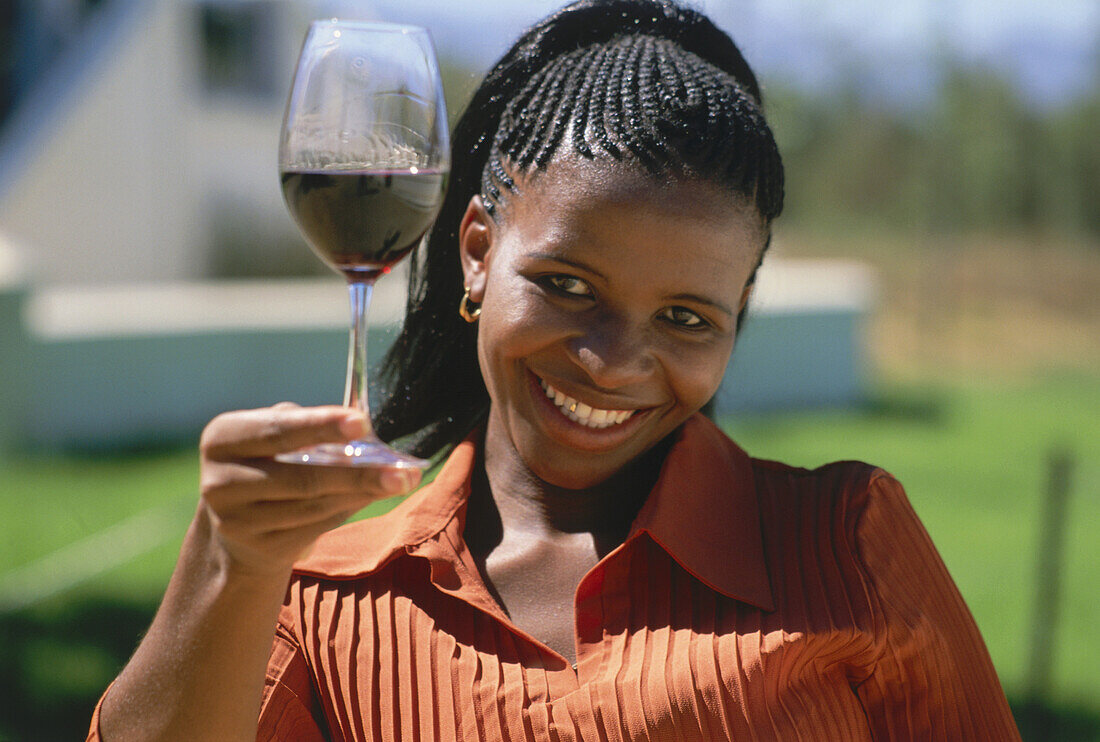 Isabel Bongi, Vertriebsmitarbeiter bei Weingut Fairgut, Paarl, Westkap, Südafrika, Afrika