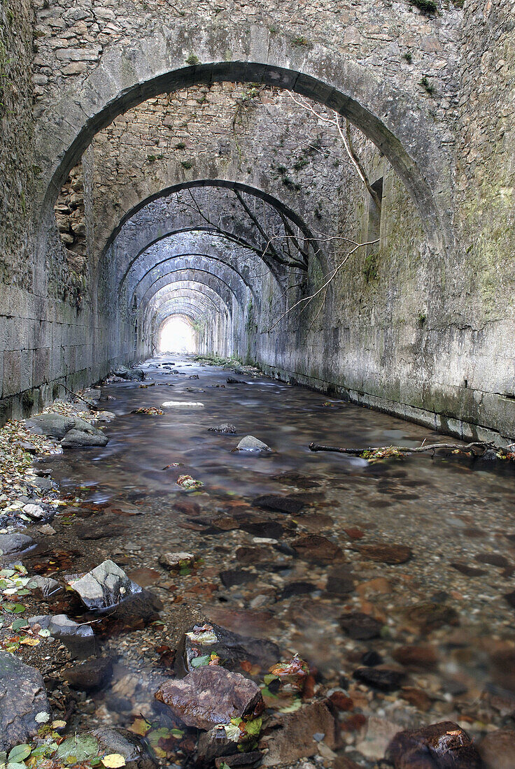 Factory in Orbaizeta. Valle de Aezkoa. Navarre. Spain