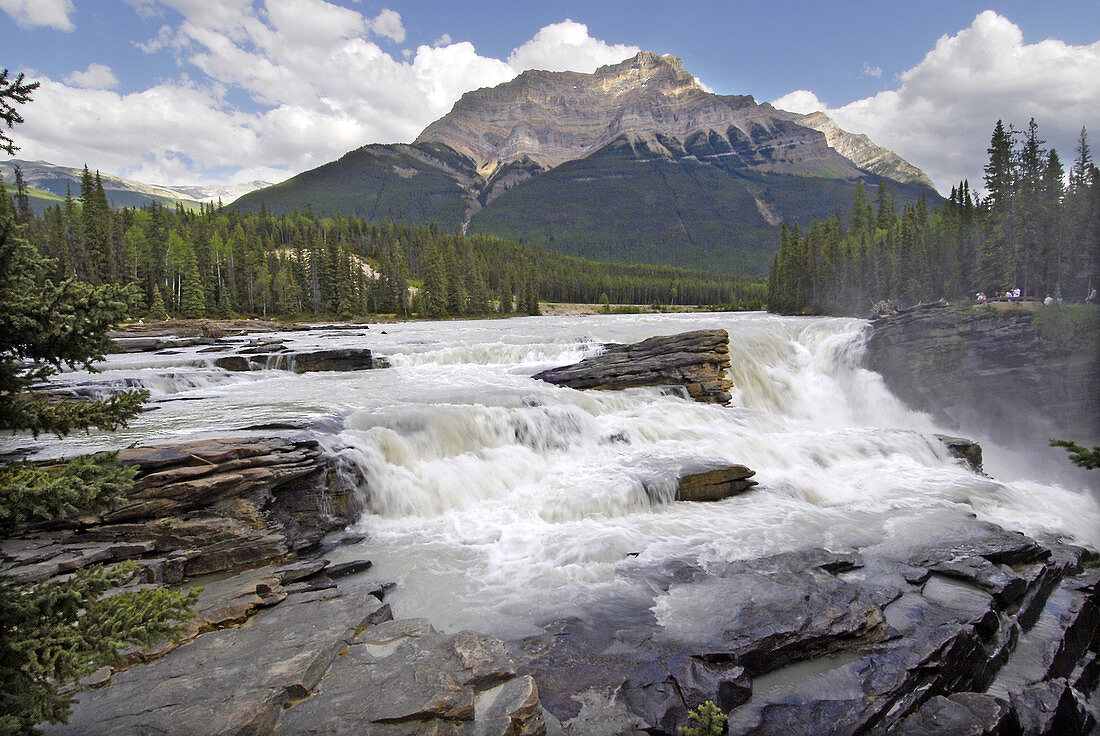 Athabasca Falls Jasper National Park Alberta Canada Canadian Rockies Canadian Rocky Mountains