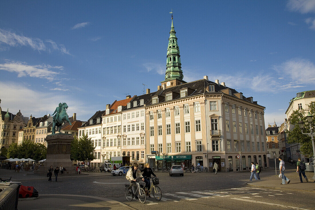 Hojbro Plads square. Copenhagen. Sjaelland. Denmark.