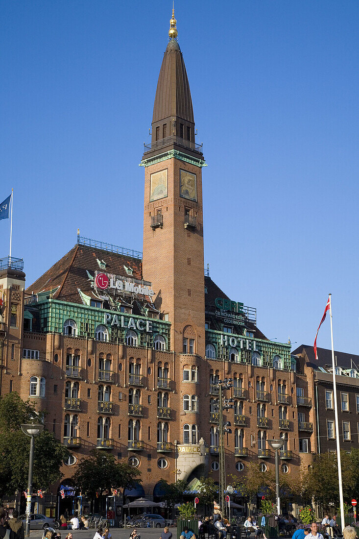 Palace Hotel at Radhuspladsen. Copenhaguen. Denmark