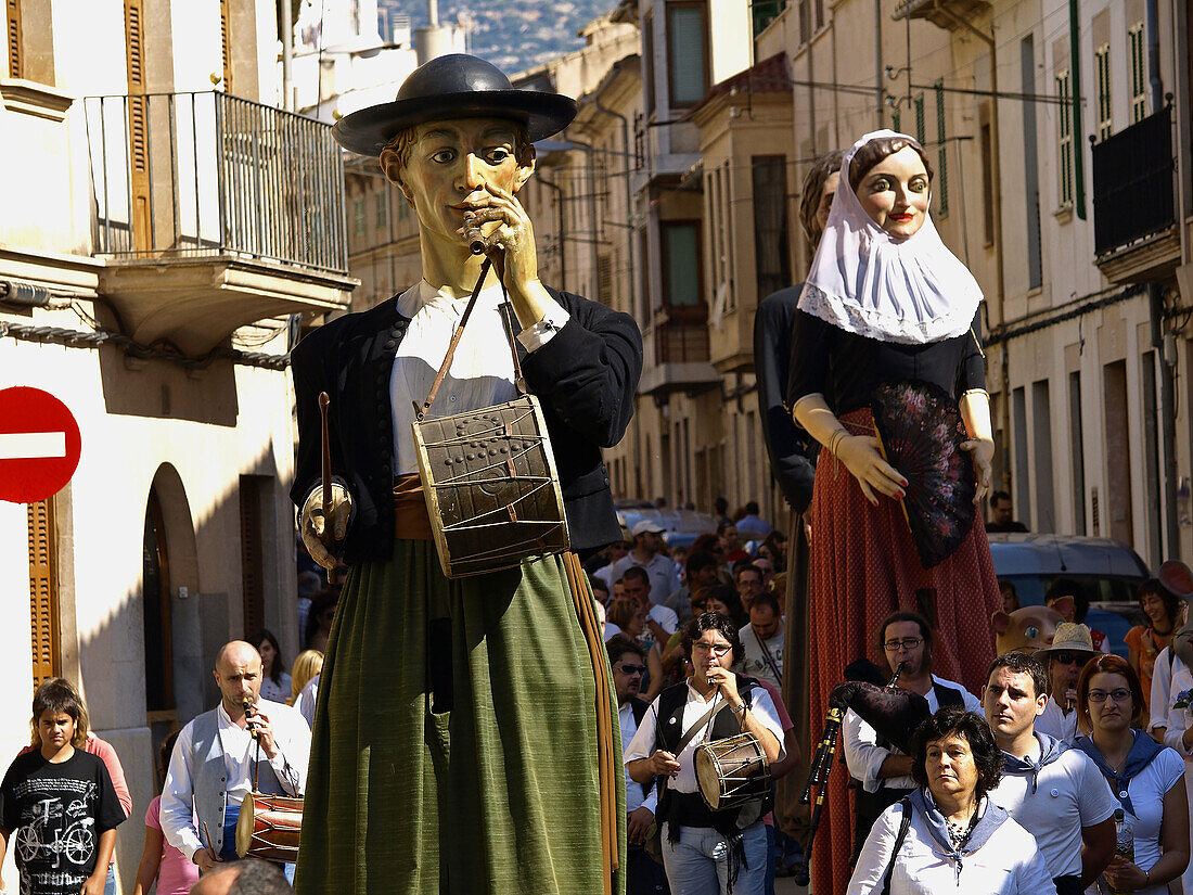 Giganten, Llucmajor. Mallorca, Balearische Inseln, Spanien