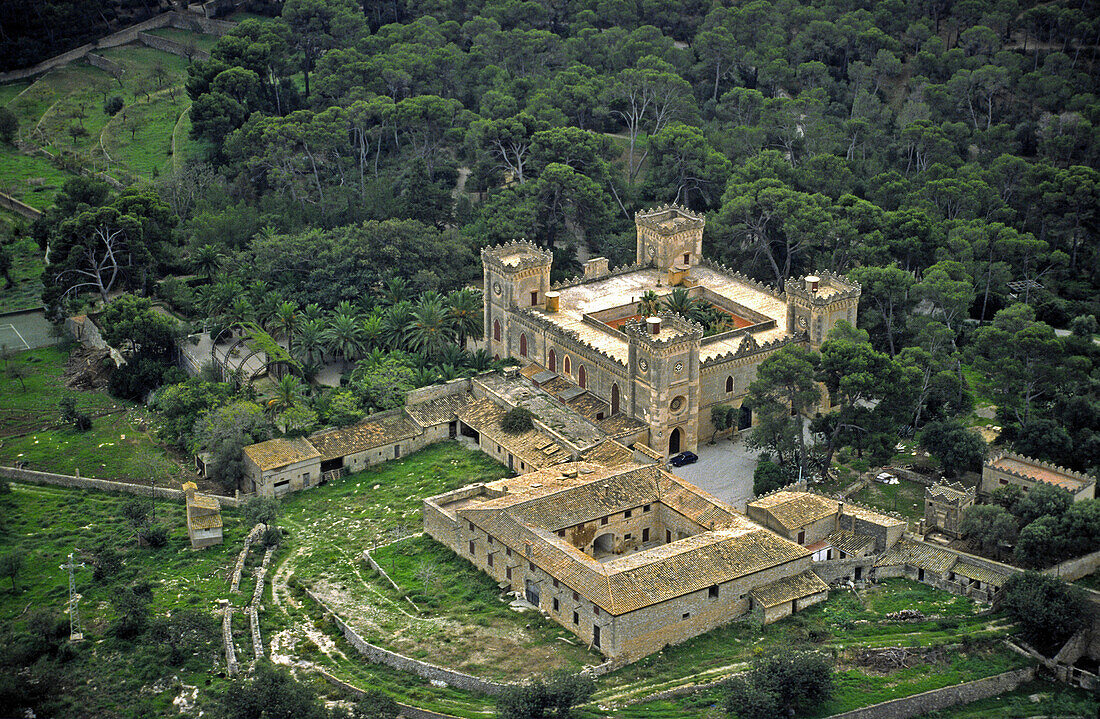 Bendinat castle. Majorca, Balearic Islands, Spain