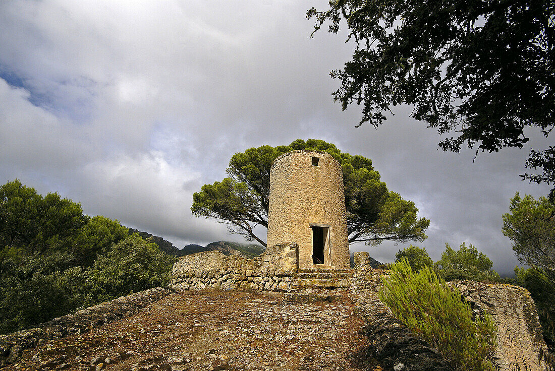Watchtower. Valldemossa, Majorca, Balearic Islands, Spain