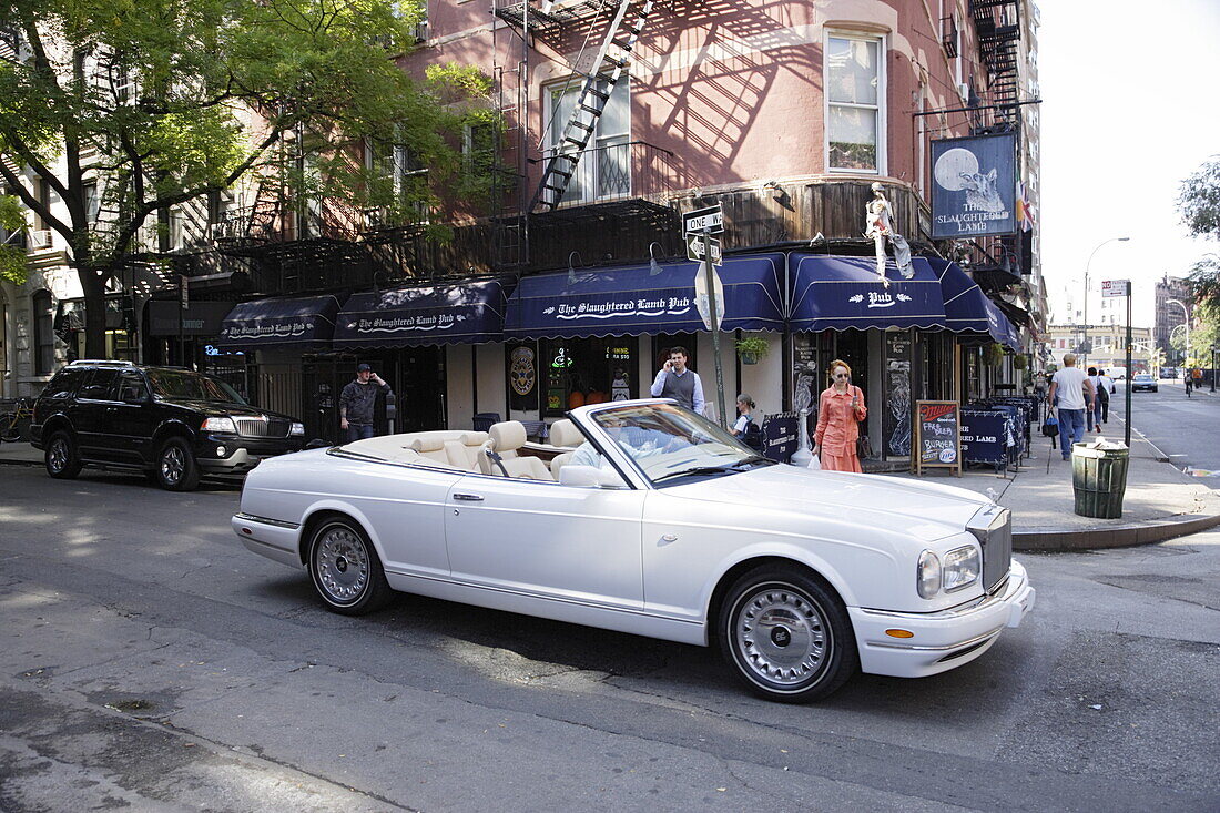 Luxus Cabrio, Greenwich Village, Manhattan, New York City, New York, USA