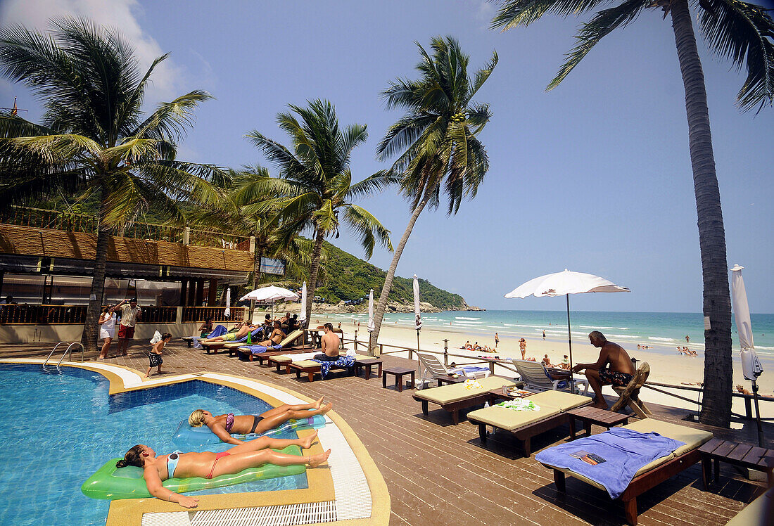 P.Bay Shore Resort am Ao Hat Rin Beach, Ko Phangan, Thailand