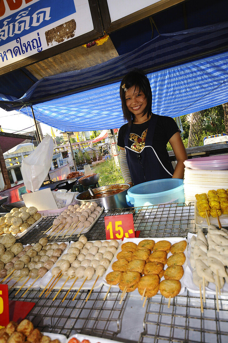 Markt in Ban Bo Phut, Nordküste, Ko Samui, Thailand