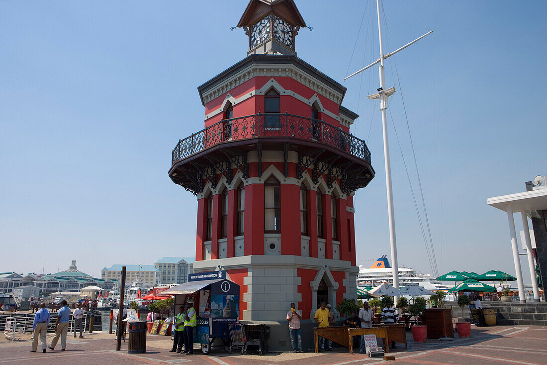 Clock Tower along the Waterfront, Cape Town, Western Cape, South Africa, Africa