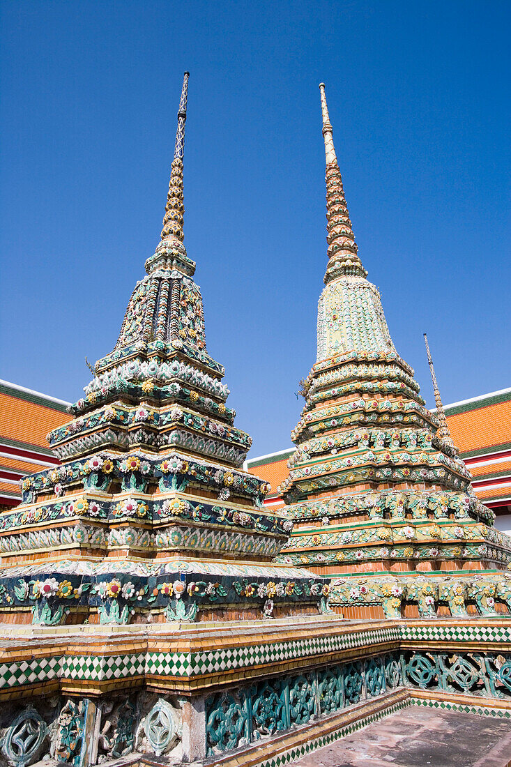 The Grand Palace at Wat Phra Keo, Bangkok, Thailand, Asia